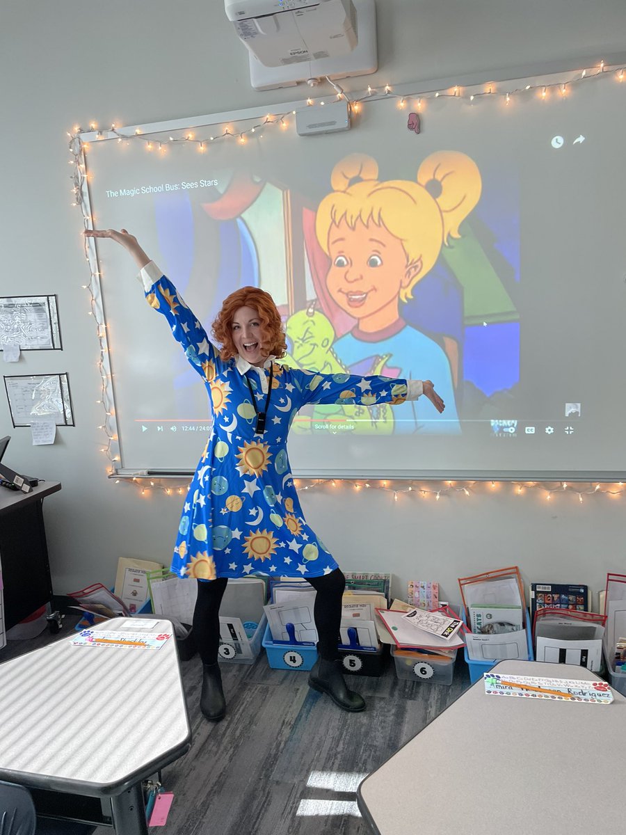 Mrs_Norman18's tweet photo. First station was learning about stars with Ms Frizzle! @ClassWithMrsC @Cassell_Park https://t.co/ta6AtTQwB3