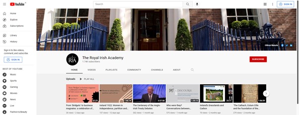 Library_RIA's tweet photo. YouTube – Looking for something to watch on the weekend? There are plenty of interesting videos to be found on the @RIAdawson channel. Don’t miss out on future content - join by clicking subscribe!📽️🎞️  https://t.co/Nka3pnA9QK

#LibraryLoversMonth #LibraryAtoZ #youtubechannel https://t.co/O9T7uIf1A1