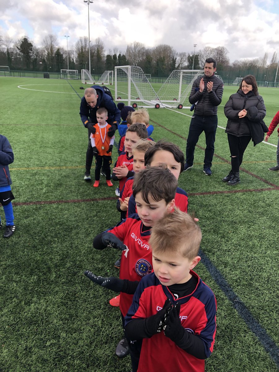 NomadBuccaneers's tweet photo. The young Buccs first ever trophy 🏆 @LFCFoundation Winners #Nomads 💜💙 https://t.co/1Wx1yeCnuX