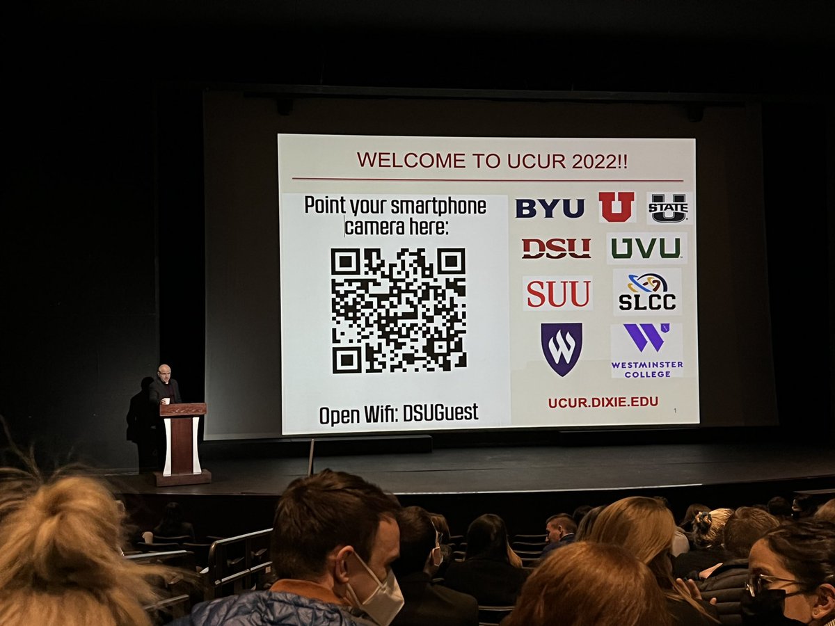 anniefukushima's tweet photo. With folks of @uofuour @UofUUndergrad @UUtah #ucur2022 @DixieState thank you to our #ushe partners! https://t.co/sxspX5Pubx