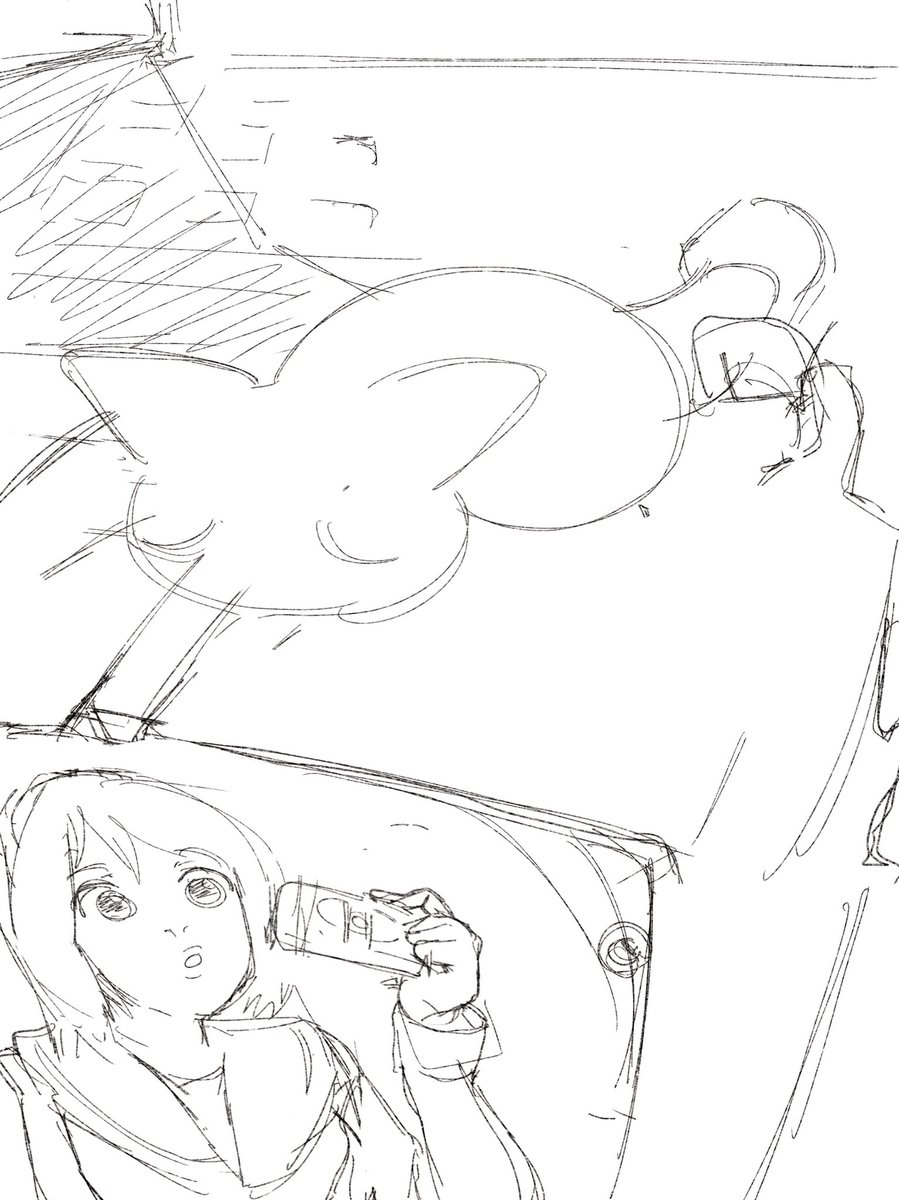 wip redrawing request scene's art 
