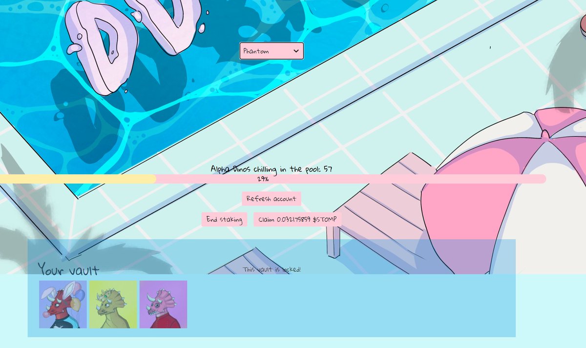 Started staking the Dope Dino's!! They gonna be stuck there for the rest of their lives. . .🔥🔥🔥🔥#stakedDDPC #SolanaNFTs #dopedino <a href="/DopeDinoPC/">Dope Dino Pool Club | Dope DAO | Staking Live</a>