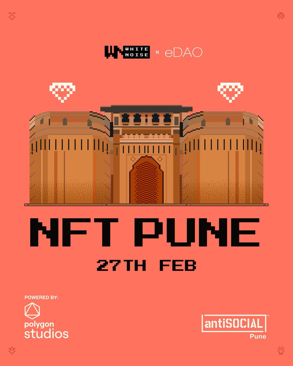 aishakadon's tweet photo. I just minted my exclusive access for the 1st edition of #NFTPune 2022!

If you're in Pune, this is probably the best way to spend your Sunday evening 🍻

@whitenoise_nft @dehidden_ @polygonstudios https://t.co/0DOC20zSYm
