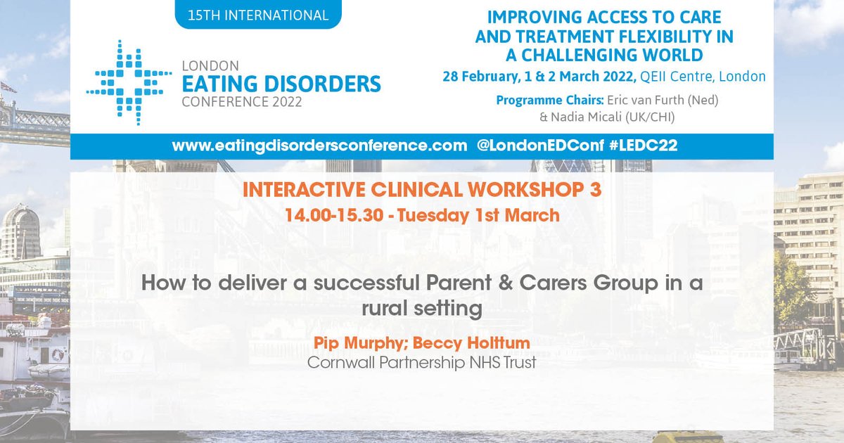 LondonEDConf's tweet photo. The 3rd round of interactive clinical workshops will be beginning shortly at #LEDC22!
#EDAW2022 #EatingDisordersAwarenessWeek #EatingDisorders https://t.co/OnGZNR2koV