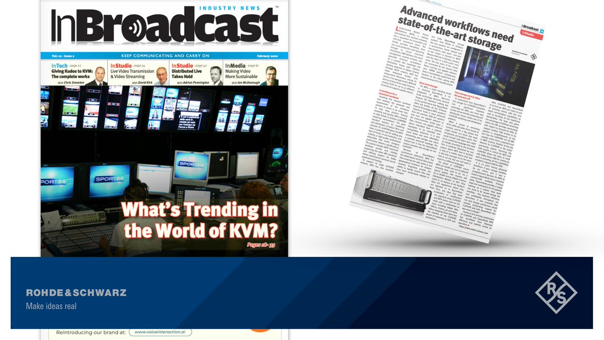 Pixel_Power's tweet image. When #MPS needed to keep projects flowing quickly, the film services company invested in 8  @RohdeSchwarz  #CLIPSTER workstations and 2 #SpycerNode storage systems to help handle the workload. Read the full story in #InBroadcast: bit.ly/3LXkwO9  @RandS_Broadcast