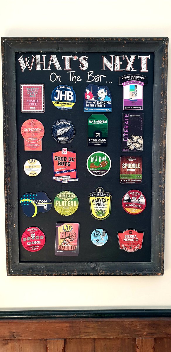 LOOK. AT. THIS!! 👀 Finally, the board is full again! 🥳 #HaylsAles #WeLoveBeer