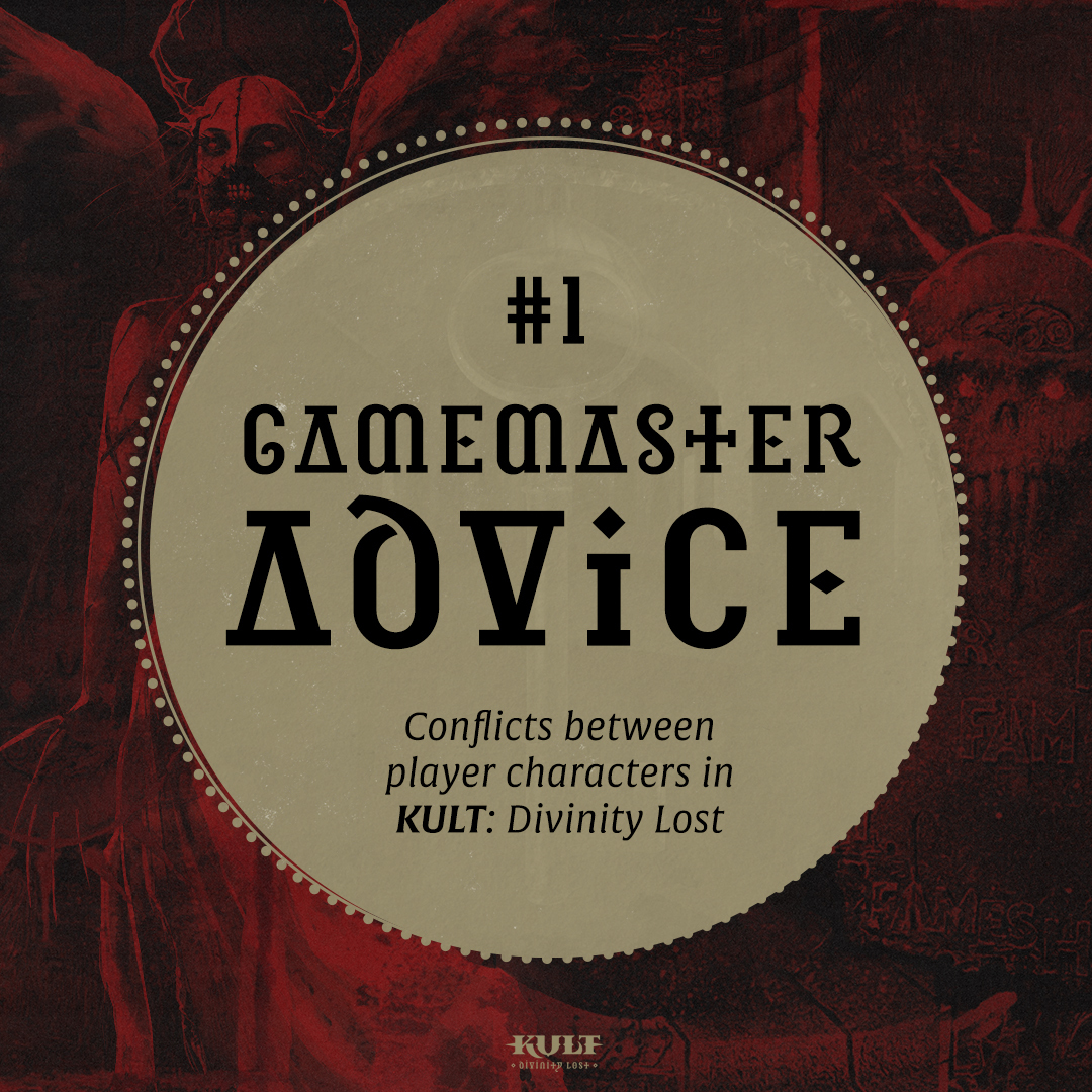 KultRPG's tweet photo. The very first GM Advice is here! It is a 4-pages long article about handling conflicts between PCs in KULT: Divinity Lost.

Google Drive link: https://t.co/DW8aXFNOmU https://t.co/zkd0NeRuC1