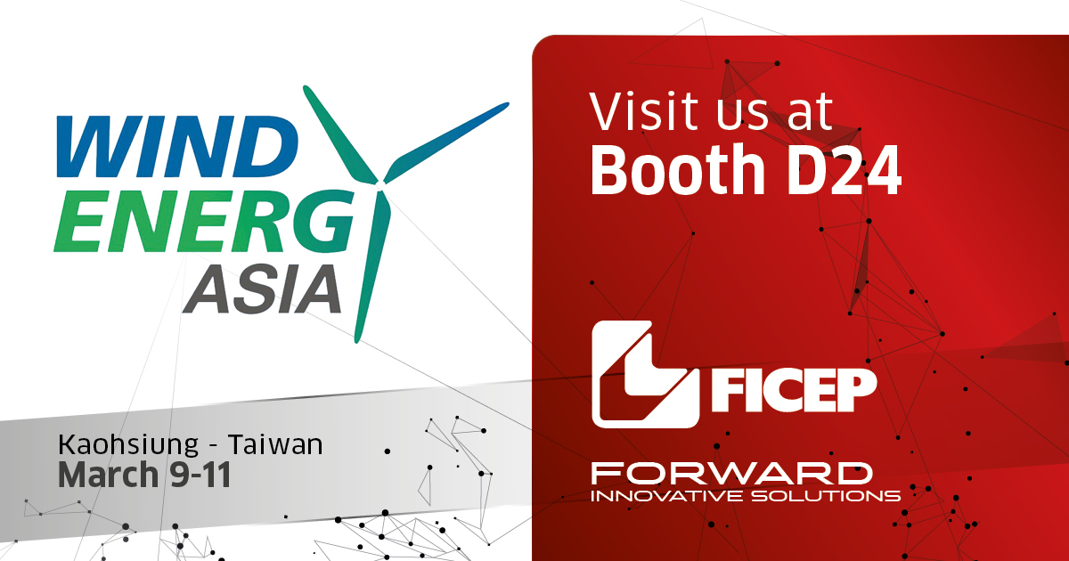 FICEP's tweet photo. Visit us at the upcoming Wind Energy Asia exhibition!
#steelplatedetailfabricationprocesses #cncdrillingmachineforsteel #windtowermanufacturer #plateprocessormachine https://t.co/qaK1CTOzRV