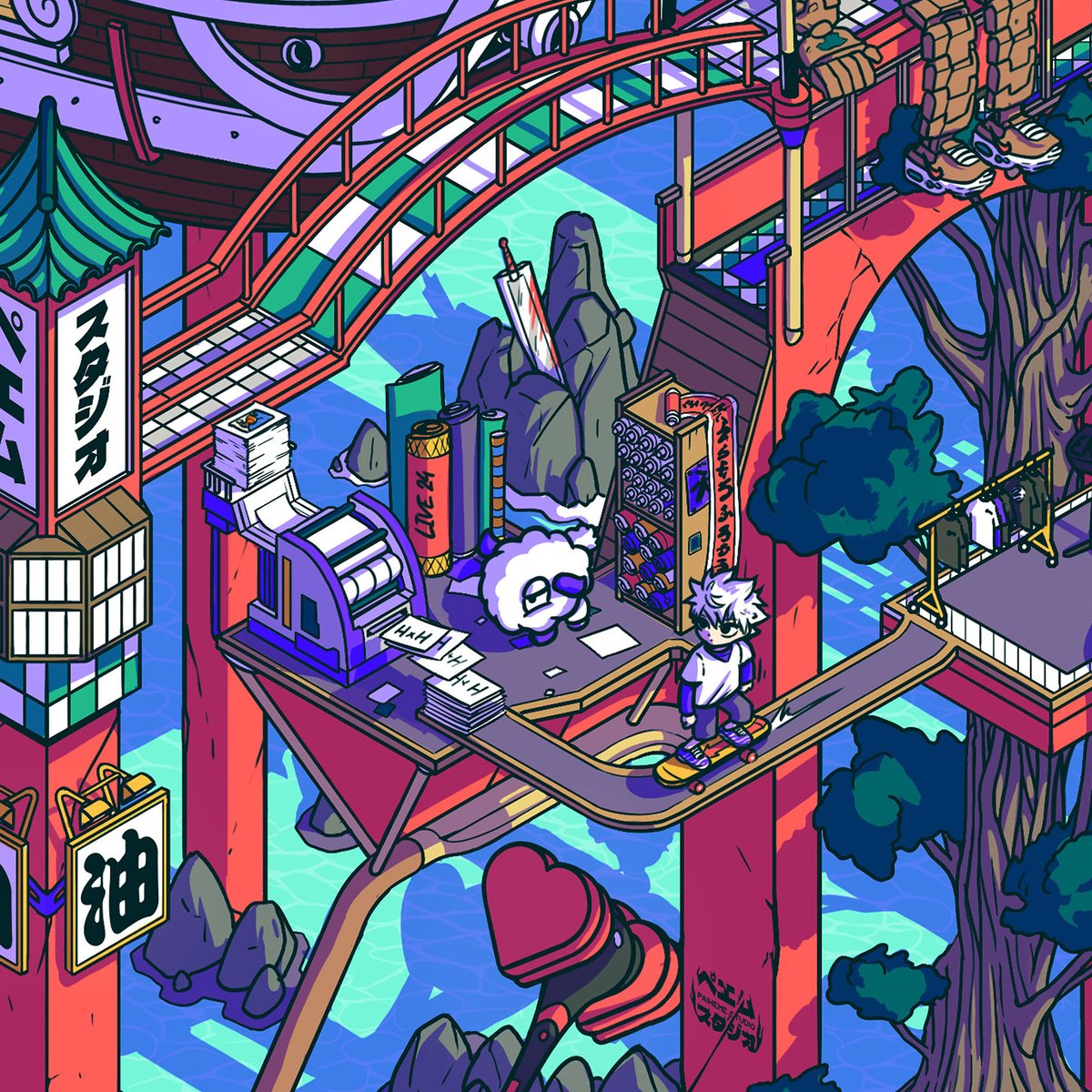 paiheme_studio's tweet photo. L'Atelier Magique est maintenant terminé et ça fait plaisir après une quasi centaine d'heures de travail ! 😊

Est-ce que vous arriverez à trouver les 119 références présentes dans le dessin ? 🔎👀🔥

Maintenant dispo ici : https://t.co/zW9ALzDNKF https://t.co/qKs2TW7xJh