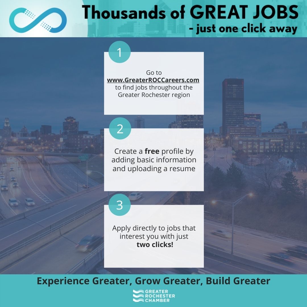 CareersRoc's tweet photo. It's that easy! Experience Greater, Grow Greater, Build Greater. #workinROC https://t.co/nf8mDtaZbo