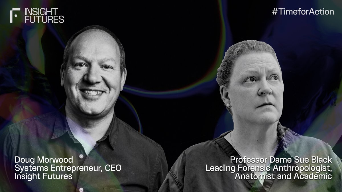 Ep.20 #TimeforAction #Podcast <a href="/dougmorwood/">Doug Morwood</a> speaks w/ Prof. Dame Sue Black – leading #Anthropologist #Anatomist &amp; #Academic re #TheJusticeSystem incl. how #tech can have a positive impact &amp; donating our bodies to #science

#Listen &amp; #Subscribe on #Spotify: 
ow.ly/1Woh50I4rJh