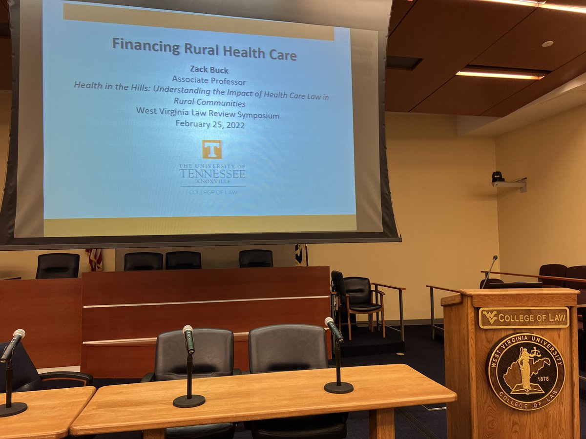 We have had a wonderful morning of presentations during Day 2 of Symposium! The morning has consisted of “Financing Rural Health Care” by Professor Buck, and “Medicaid Expansion Expectations” by Dean Farringer!