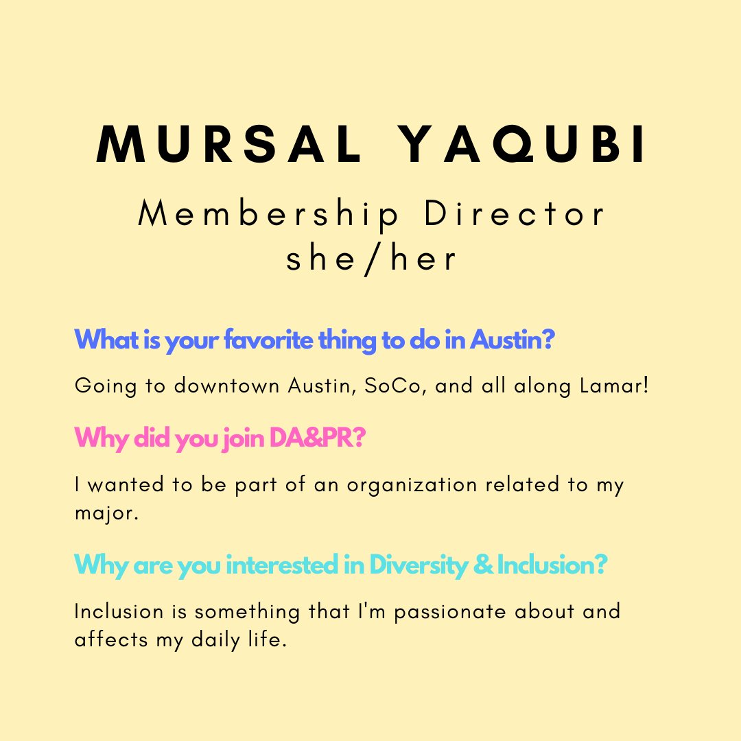 Happy Friday, everyone! Hope the week treated you well. For this week's officer spotlight, we have Mursal, our lovely Membership Director! 💕 Swipe to read more about her.
#utorgs #txadpr