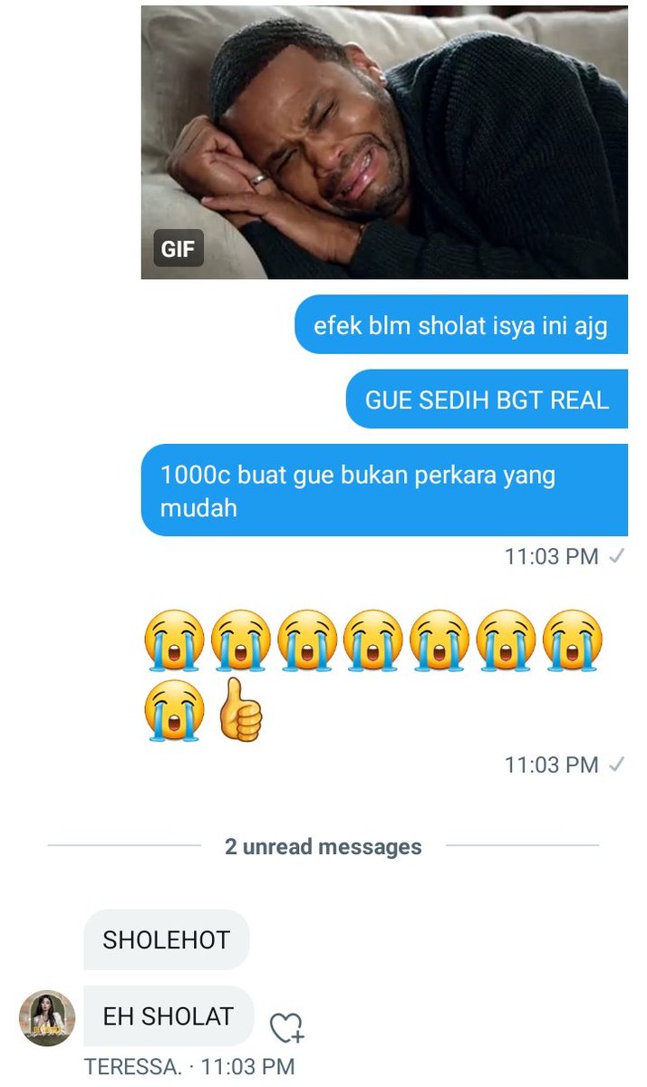 enzadkiel's tweet photo. air mata gue naik lagi baca sholehot 😭 https://t.co/VYyKyjNsLH