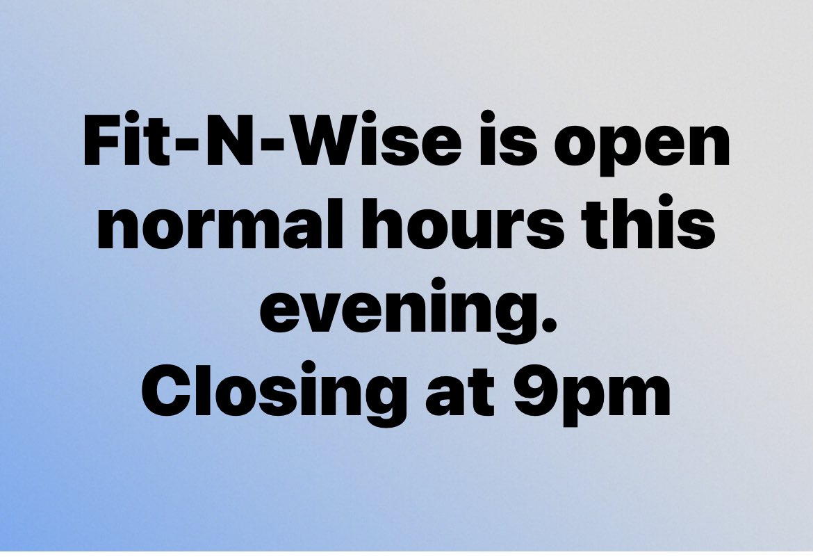 fitnwise's tweet photo. Come get your work out in! https://t.co/Zk2YnqrEb2