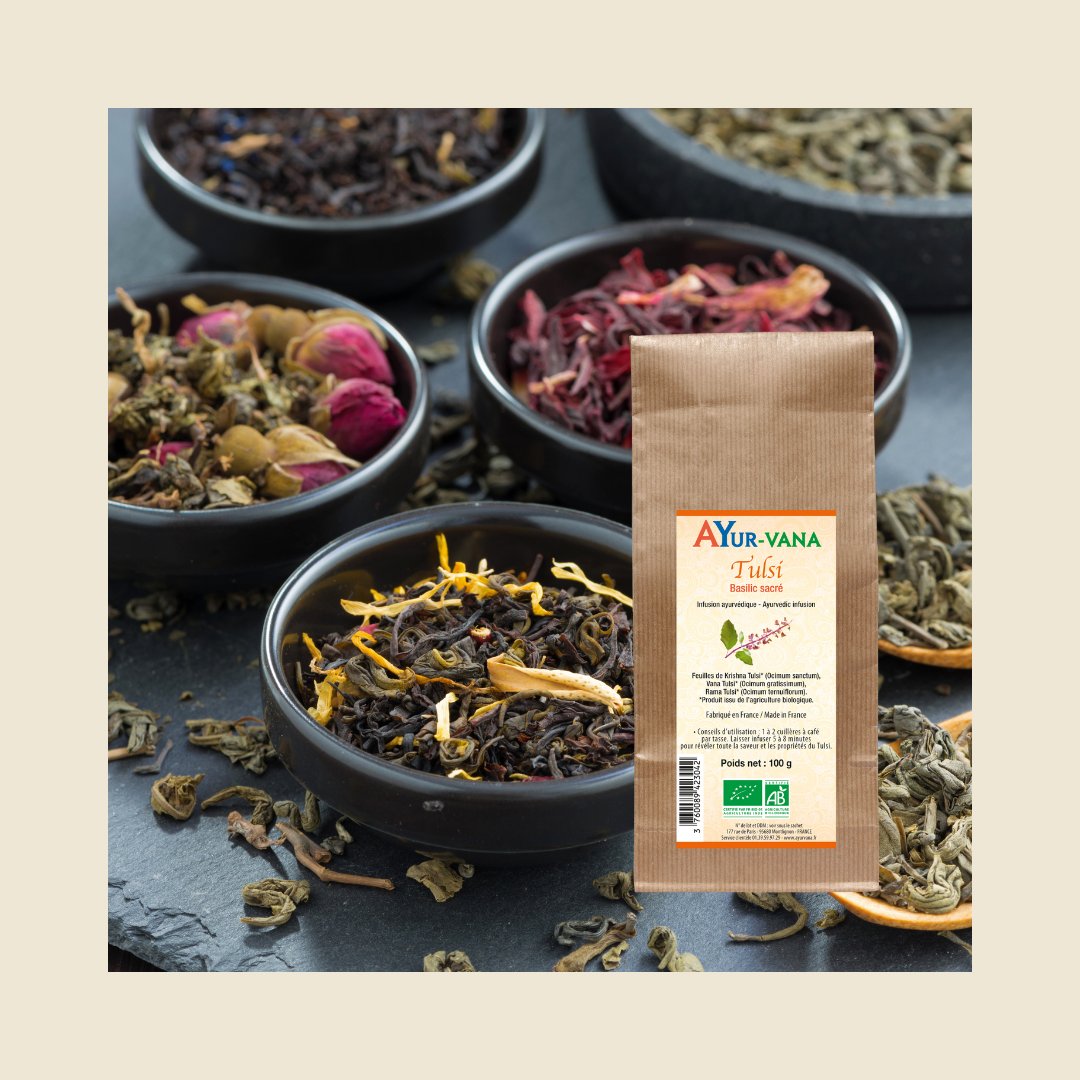 Ocimum tenuiflorum ! 🌿

Non ce n'est pas une formule magique du fameux Harry Potter... mais bien le nom latin du Tulsi, qui possède des vertus détoxiquantes et permet de dégager les voies respiratoires ! 😇

Pour le découvrir 👉 boutique.ayurvana.fr/gd5