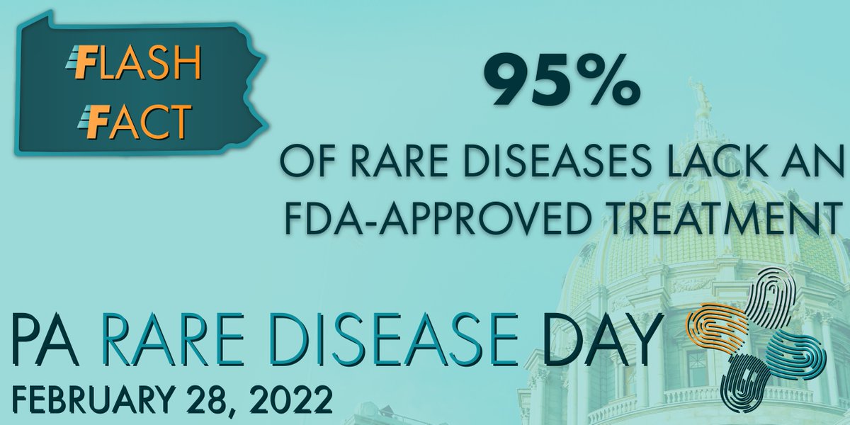 LifeSciencesPA's tweet image. Our final #raredisease #flashfact:

95% of rare diseases lack an FDA-approved treatment.

We are proud to partner with @RareDiseases and @PARareDisease to lead a discussion on the important challenges facing the rare disease community. 

Register here: bit.ly/3odfnHi