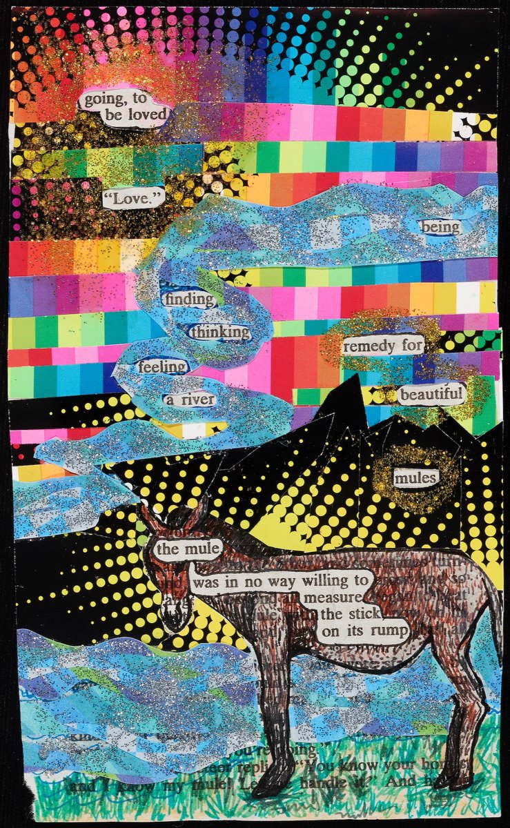 UNCLibrary's tweet image. The UNPRECEDENTED project is a public art project that uses Bocaccio’s Decameron as a way of illustrating the impact of the global pandemic had on people. 30 poems from this project, many made by UNC undergraduates, are currently on display at @WilsonLibUNC.