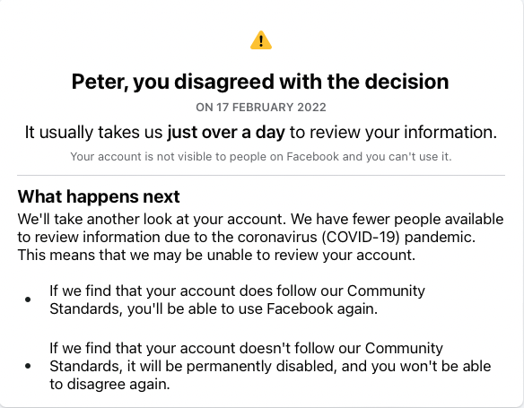 Peter_Kent's tweet photo. @Meta Please can I have help getting back my Facebook and instagram account (@peter_kent) I was hacked and need the Instagram especially for work.
I uploaded my ID after a lot of trouble forays with code errors and all I can see is this message. Thanks! https://t.co/VlUx42wjEl