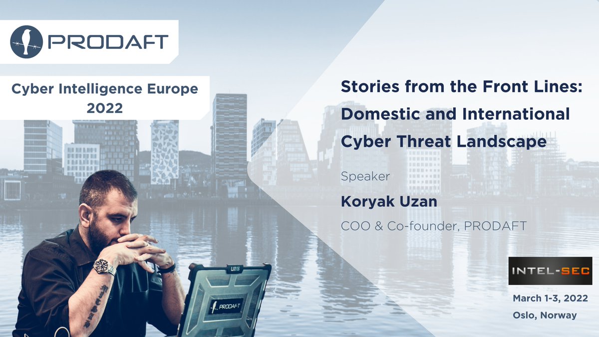 We are excited to sponsor the Cyber Intelligence Europe Conference, taking place in Oslo from March 1-3.
Join us and leading government officials from across Europe to discuss the latest cyber threats and the importance of proactive defense to stop them.

intelligence-sec.com/events/cyber-i…