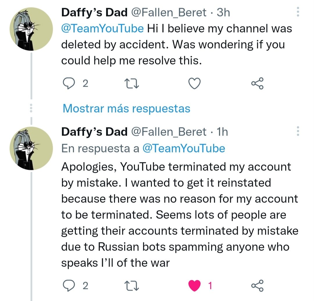 natiegreene's tweet image. Many people watched livestreams about the situation in Ukraine on @YouTube last night, and woke up to an email of their YT accounts getting suspended because of "spam".
This is a big issue. YouTube doesn't protect their users against fake mass reports. @TeamYouTube #youtube