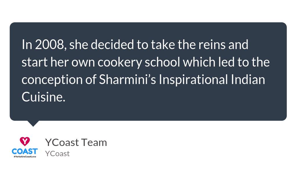 YCoast4's tweet photo. It comes as no surprise that her work has been recognised across the UK earning her the title of “The Curry Queen” as quoted in an article in the Sunday Times

Read the full article: Sharmini’s Inspirational Indian Cuisine
▸ https://t.co/iGvb1CNKEO

#IndianCookery https://t.co/e0H7dYQVYC