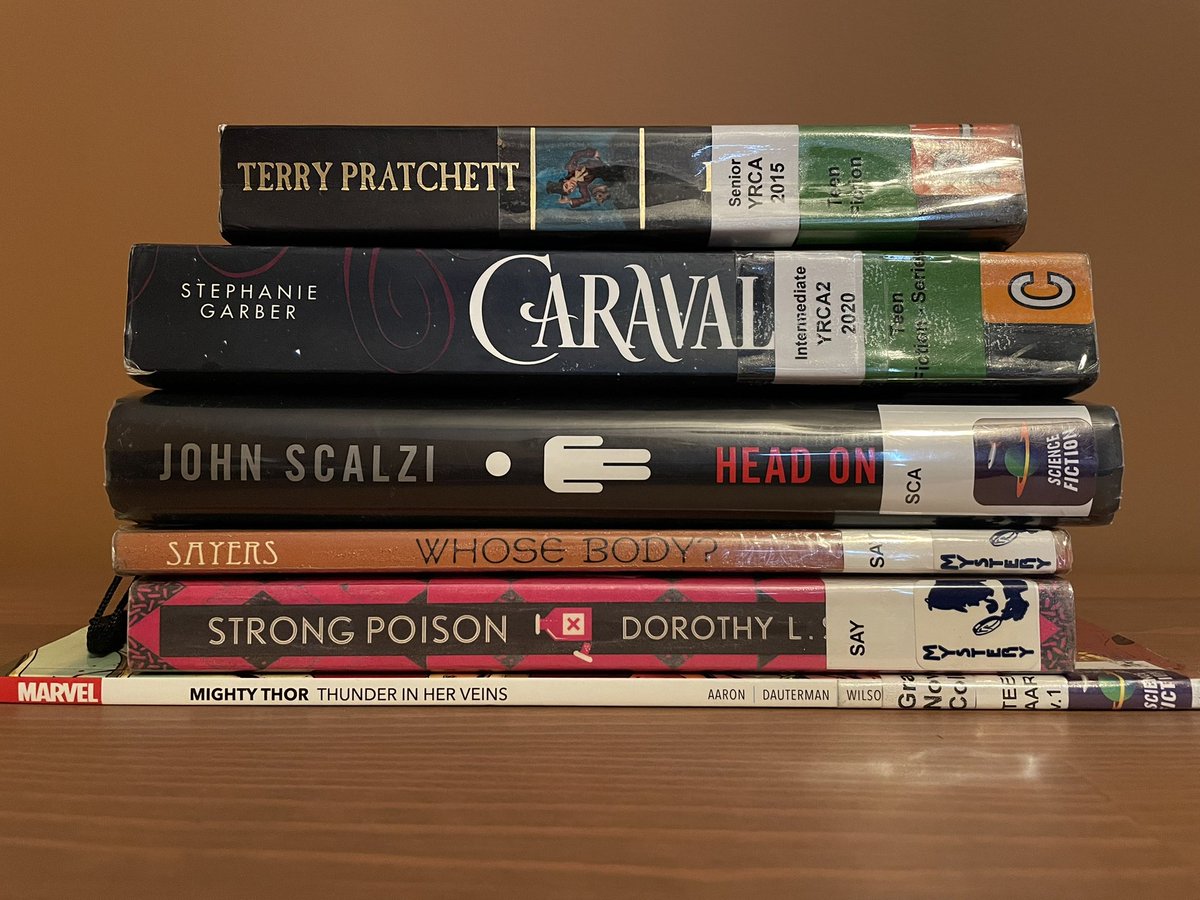 chanel_staal's tweet photo. Library haul! #currentlyreading https://t.co/WprMNDxMkf