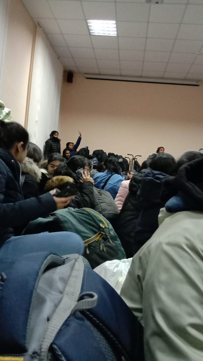 Mishrashruti135's tweet photo. My sister along  with other students of Sumy University have been moved to the bomb shelter with a possibility of bomb shelling, will India govt do something for the kids stuck in the north eastern part? @meaMADAD @kritiMi52142480 @sm601863 #IndiansInUkraine https://t.co/BEf3gp1Lvc