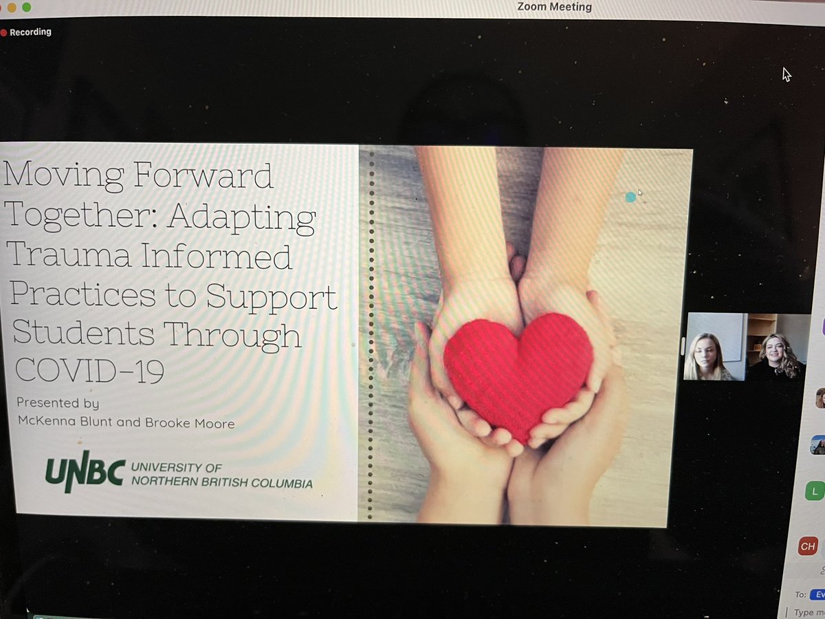 Super awesome to see <a href="/EducationUnbc/">UNBC School of Education</a> Teacher Candidates presenting at #WestCAST2022 in addition to cohort members attending this session to provide these two with support. Love this in so many ways. #Standard7 #Standard8 #unbced #bced #ThisIsUNBC #recorded #bold