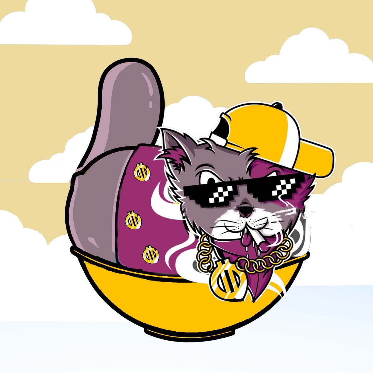 MrNMT4's tweet photo. Presenting my thug froyo. Hope the #froyofam  likes it 🤩 #gmeow @froyoverse  Discord: MrNMT#5451 https://t.co/8qNZWNTMz9