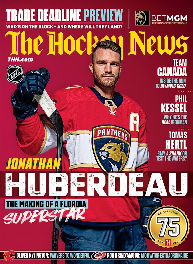 The @NHL’s Points Leader deserves his own cover! @JonnyHuby11 👏 TDL Preview is now available at THN.com/Free #TimeToHunt