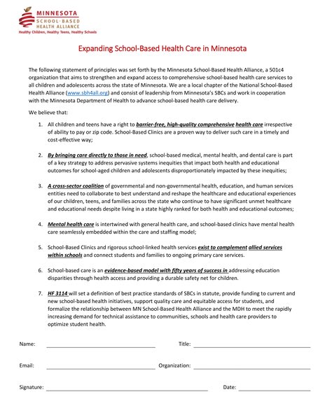 ajpbokde's tweet photo. @SBH4MN on the move with HF 3115/SF 3348 legislative proposal in support of equitable, accountable and efficient expansion of the @sbh4all model of time-tested barrier-free #schoolhealth healthcare access #mnleg SIGN HERE 👇if you agree! https://t.co/xWWns5OIAZ