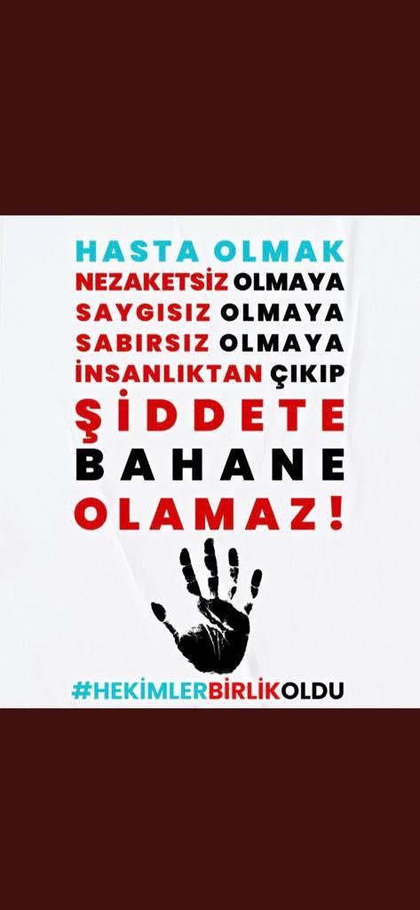 O - LA - MAZ
#Hekimlerbirlikoldu 
#hekimlertakipleşiyor 
#hekimlerhaklarınıistiyor 
#hekimlersaygıistiyor