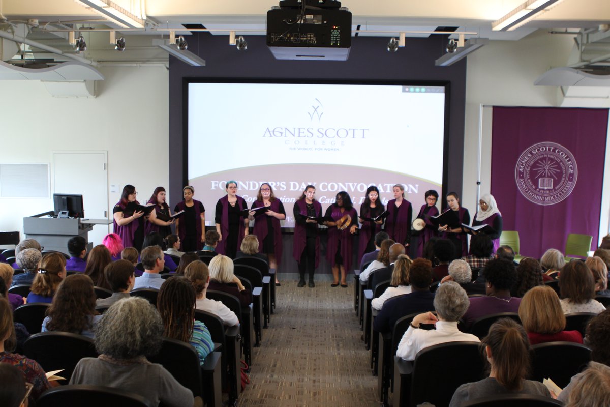 agnesscott's tweet photo. Happy Founder's Day!

We've been treated to so many beautiful performances 🎶  in the past and can't wait to celebrate 🎉 with you today at 1:30 p.m. https://t.co/l3DPZQoJzj