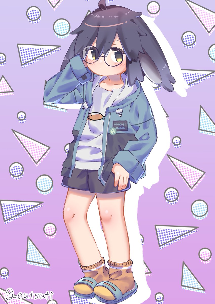 #おうつちの絵 
うささきさん 