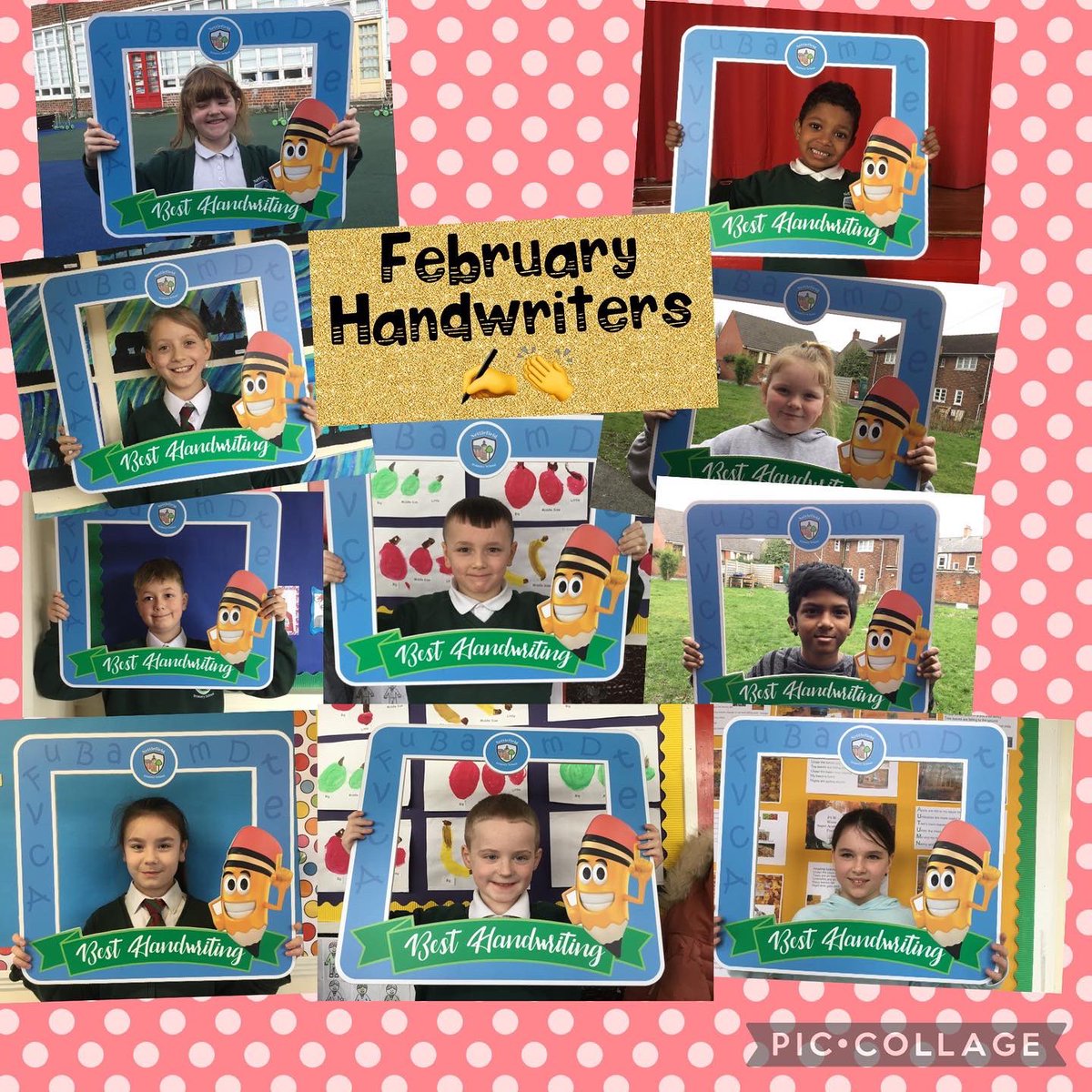 A big well done to our February Stars and Handwriters 🤩👏⭐️