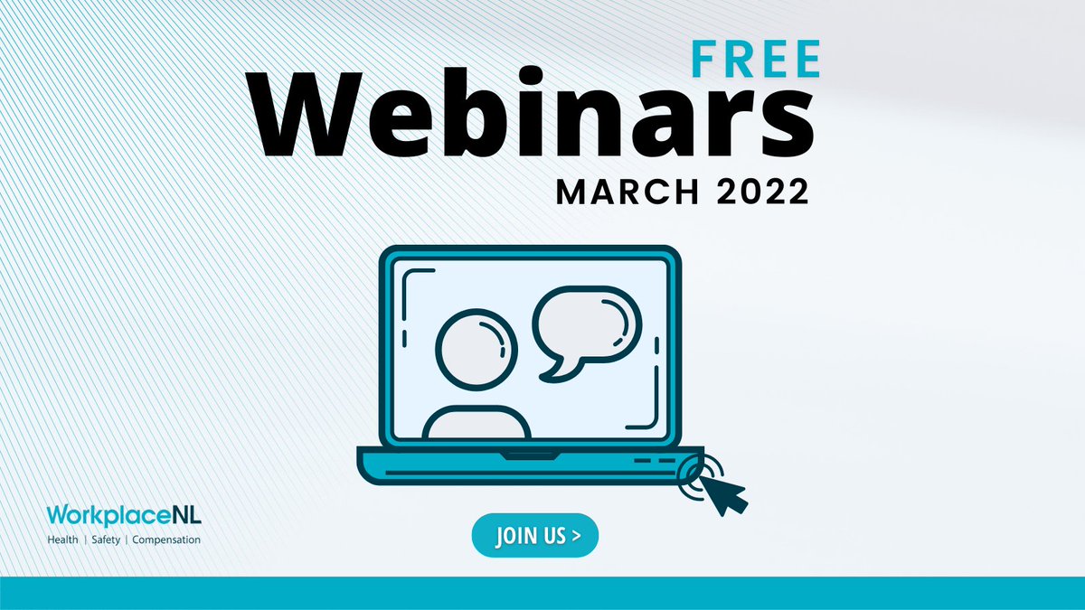 💻 Join us for a series of FREE webinars throughout the month of March. Highlights include sessions on workplace violence and harassment legislation, safety supervision, early and safe return to work, and more!

To register, visit: ctr.bluedrop.io/#/workshops-an…