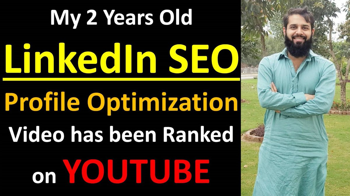 UmerFaheemMBA's tweet image. Alhamdulillah My 2 Years Old #LinkedInSEO &amp;amp; #LinkedInProfileOptimization Video is Ranked on #YouTube 😍

WATCH: youtu.be/X6EaX5wwTJo