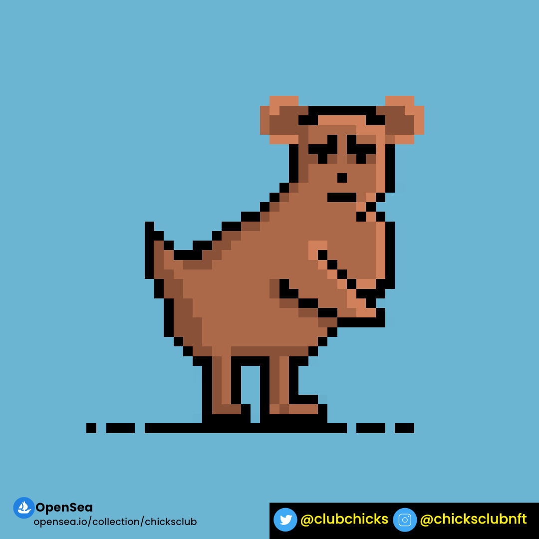 ClubChicks's tweet photo. New drop  NFT❤❤
you can grab it on : https://t.co/bKPmoc892E 

happy chicken day🐣
#NFTCollection #nftcollectors #NFTCommunity #nftindonesia #pixelart #nftchicken #chicken #chicksclub https://t.co/IElgSkiN5T