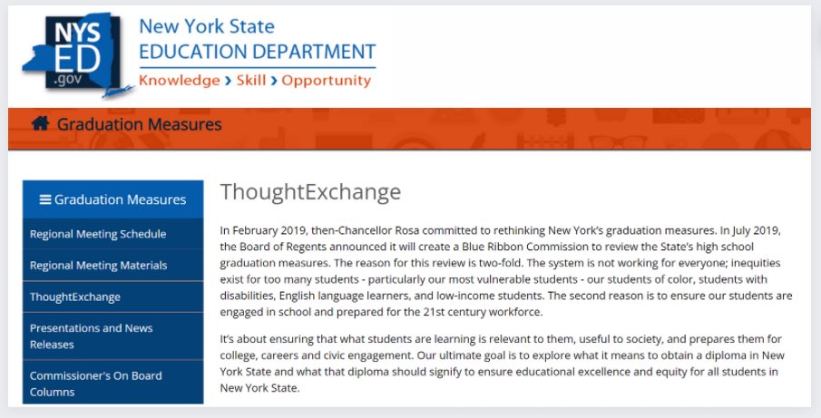 CampCollege's tweet photo. Let’s have our voices heard! Opportunity to give feedback to the Board of Regents’ Rethinking Graduation Measures project. Please share your insight with the Board of Regents in their Thought Exchange. Link: https://t.co/J26d2APrZv https://t.co/CJ0LgBLtMO