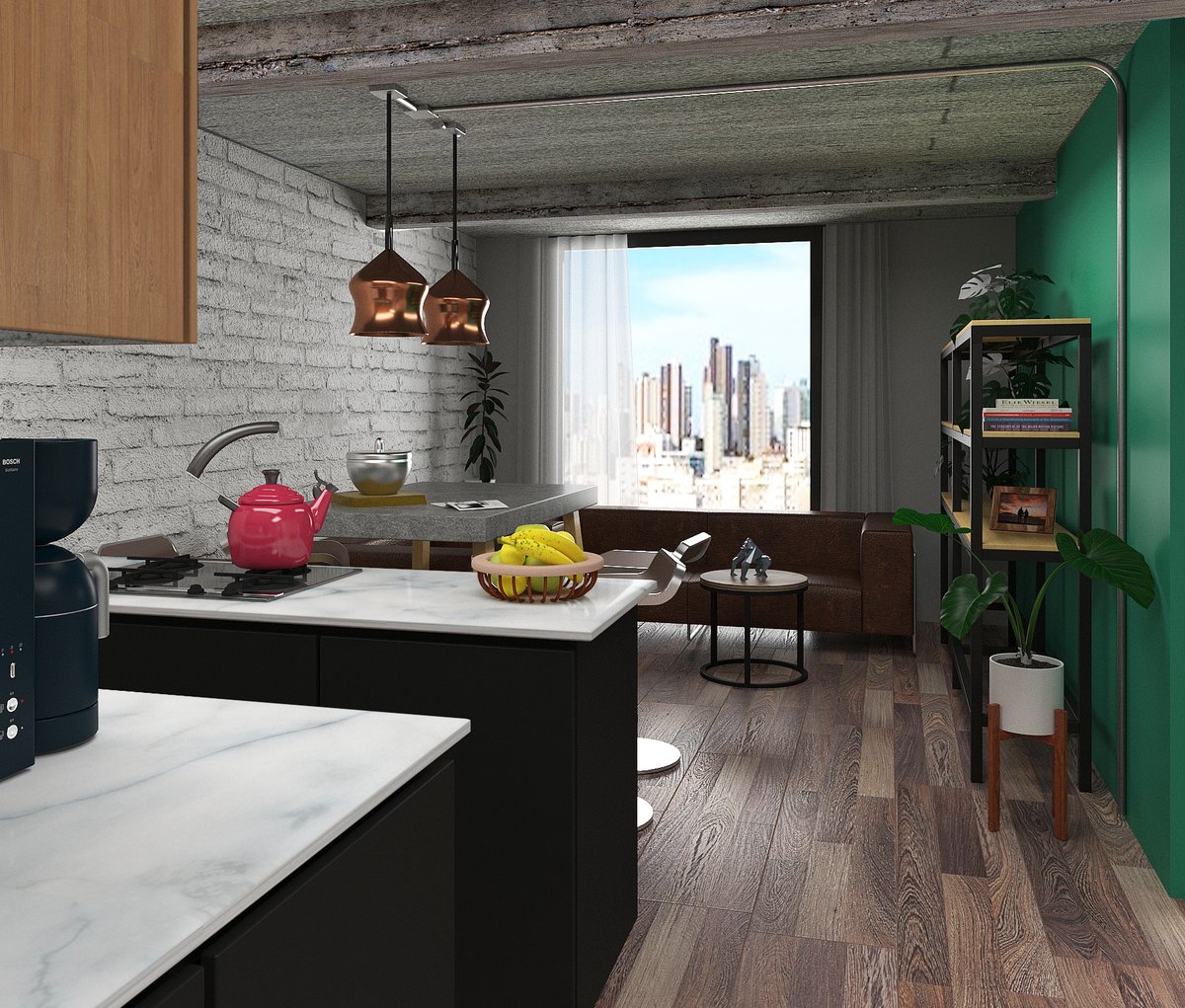 We are doing some renderings for the restoration for an apartment industrial chic

#rendering #interiordesign #industrial #industrialchic #apartment #homedecor #interiorismo #arquitectura #industrialchic