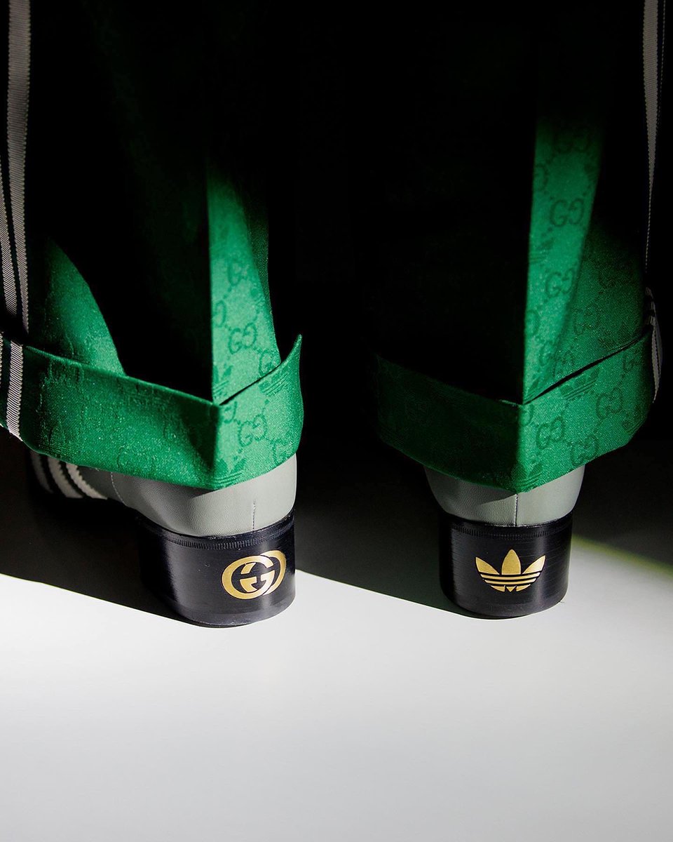 Presenting #adidasxGucci. Signature silhouettes meet the combined creative codes of @adidasOriginals and the House, creating something distinctly new. #ExquisiteGucci #AlessandroMichele #MFW