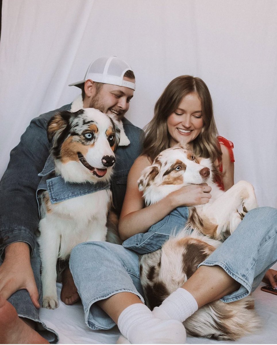 ok ok I guess this is our official hi #twitterdogcommunity 

We’re @maggiewiththedogs on IG! My bf is Cam and we have 2 Aussies, Finley and Sadie! We LOVE to preach living authentically as you, for your own happiness! Do what u want, post what u want! &amp; bring that energy to IG!❤️