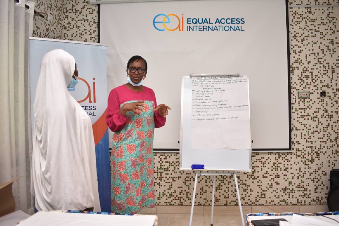 EAI_Nigeria's tweet photo. Our Kaduna state 2 LEAD training day 2 started with a recap and presentation by participants on Power Mapping and Mediation. 

#securingnigetiancommunities
#securenorth
#prace4arewa
#farartattbara https://t.co/YkaAW1vRhB