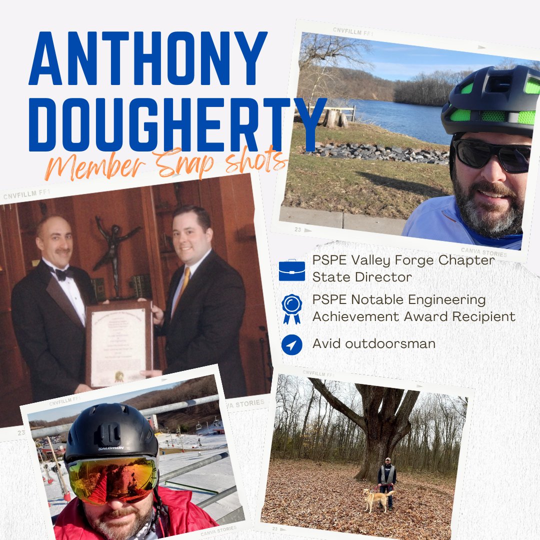 PSPE Valley Forge Chapter State Director, Anthony Dougherty, shares what he loves about being an engineer.  Thank you, Tony, for over 20 years of dedication and service to PSPE and the Valley Forge Chapter. pspe.org #Eweek2022 #WhatEngineersDo #iamnsppe  #ProudPE