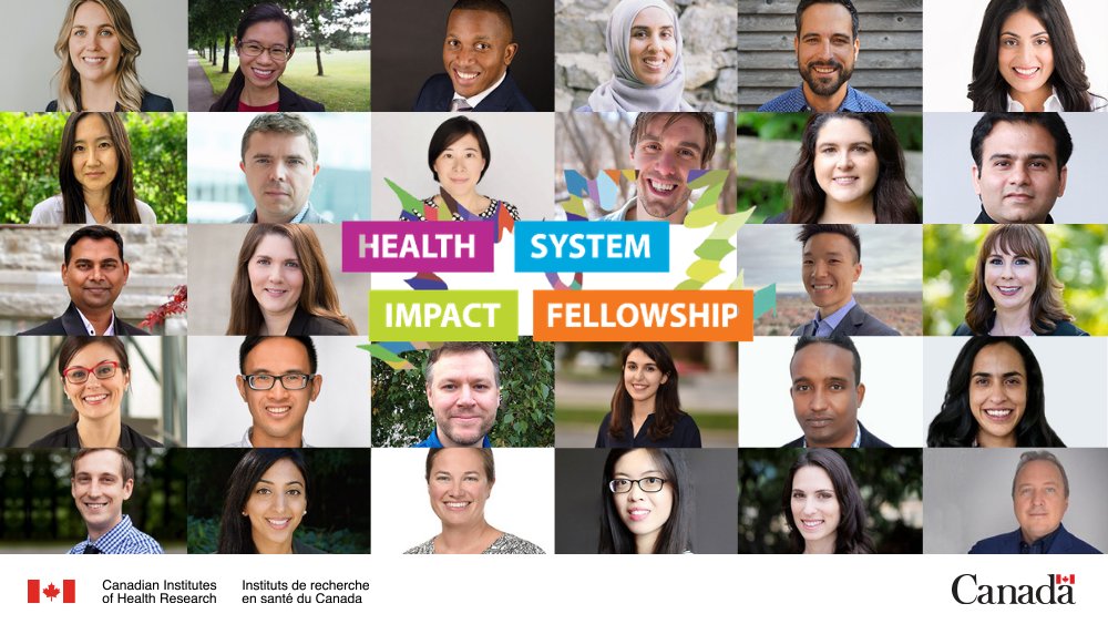 CIHR_IRSC's tweet photo. Deadline Approaching! Apply by March 3 for the Health System Impact Fellowship!

Visit the link to see the many research areas this #FundingOpportunity is supporting, including #PatientOrientedResearch!

https://t.co/06x6jKXgHd

#CIHR_ImpactFellows https://t.co/aVsIAziRiX