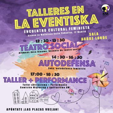 EeAmadrid's tweet photo. Entre Putin y Ayuso no estamos hablando de lo poco que queda para el 8M, pero este sábado se empieza a calentar la cosa con la #Eventiska, todo el día en @AteneoMaliciosa
Aquí los detalles y el formulario de inscripción👇
https://t.co/n5hNUB7GWg https://t.co/2l9b6dZdlX