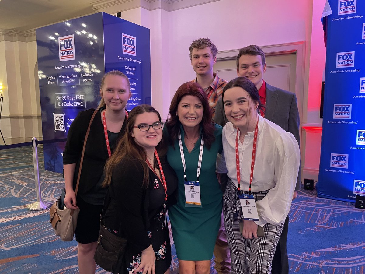 RebeccaforReal's tweet photo. .@UWOrepublicans are doing awesome work in #WI!  So fun to see you at .@CPAC! https://t.co/7Bm60YYjj2