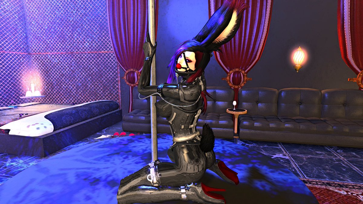 My Viera, looking good in her fetish outfit. #ffxivnsfw #ffxivlewd