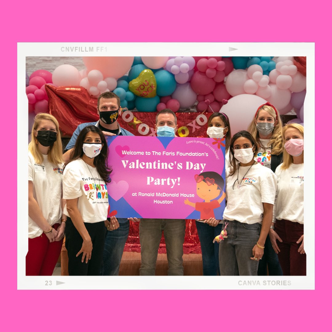 💕💕 The Faris Foundation's Valentine's Day Party at Ronald McDonald House Houston was a blast! Thank you to our volunteers who served with so much creativity and heART! Stay tuned for more celebrations and volunteer opportunities to come  #artismylife #childhoodcancerawareness
